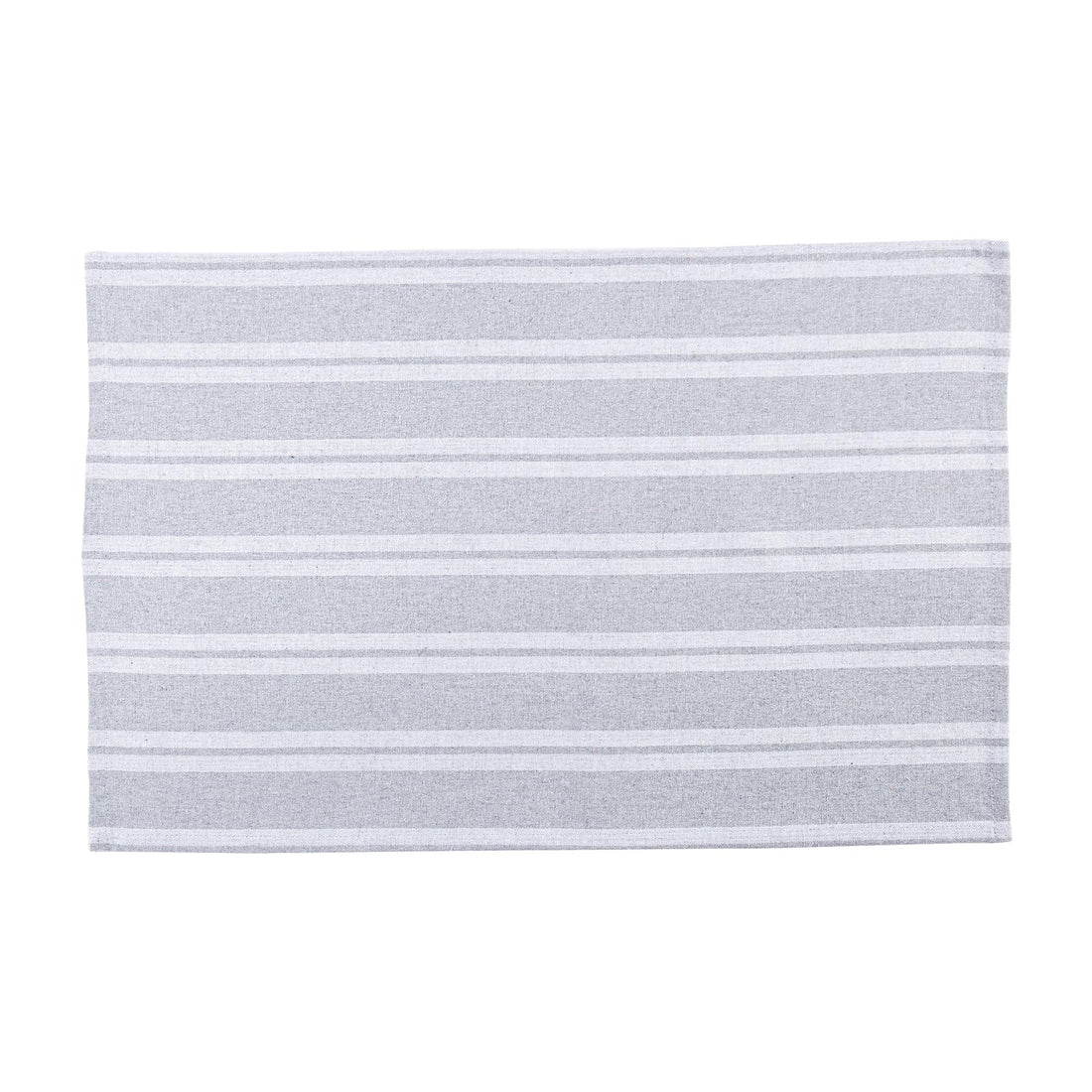 Grey Striped 60cm x 40cm Turkish Cotton Tea Towel