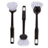 Grey Polypropylene Dish Brushes - Pack of 3 - By Ashley