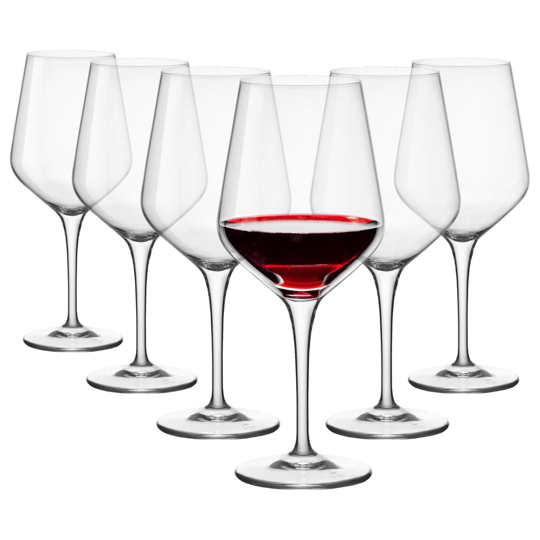 670ml Electra Red Wine Glasses - Pack of 6 - By Bormioli Rocco