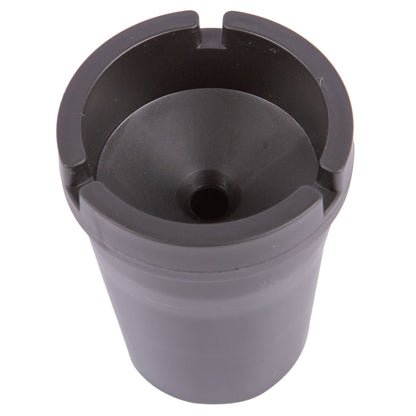 7.5cm Black Cupholder Polypropylene Ashtray