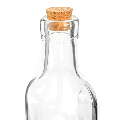 250ml Olive Oil Pourer Glass Bottle with Cork Lid