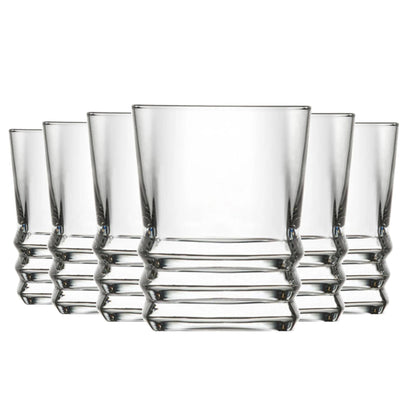 LAV 6 Piece Elegan Shot Glasses Set - 80ml