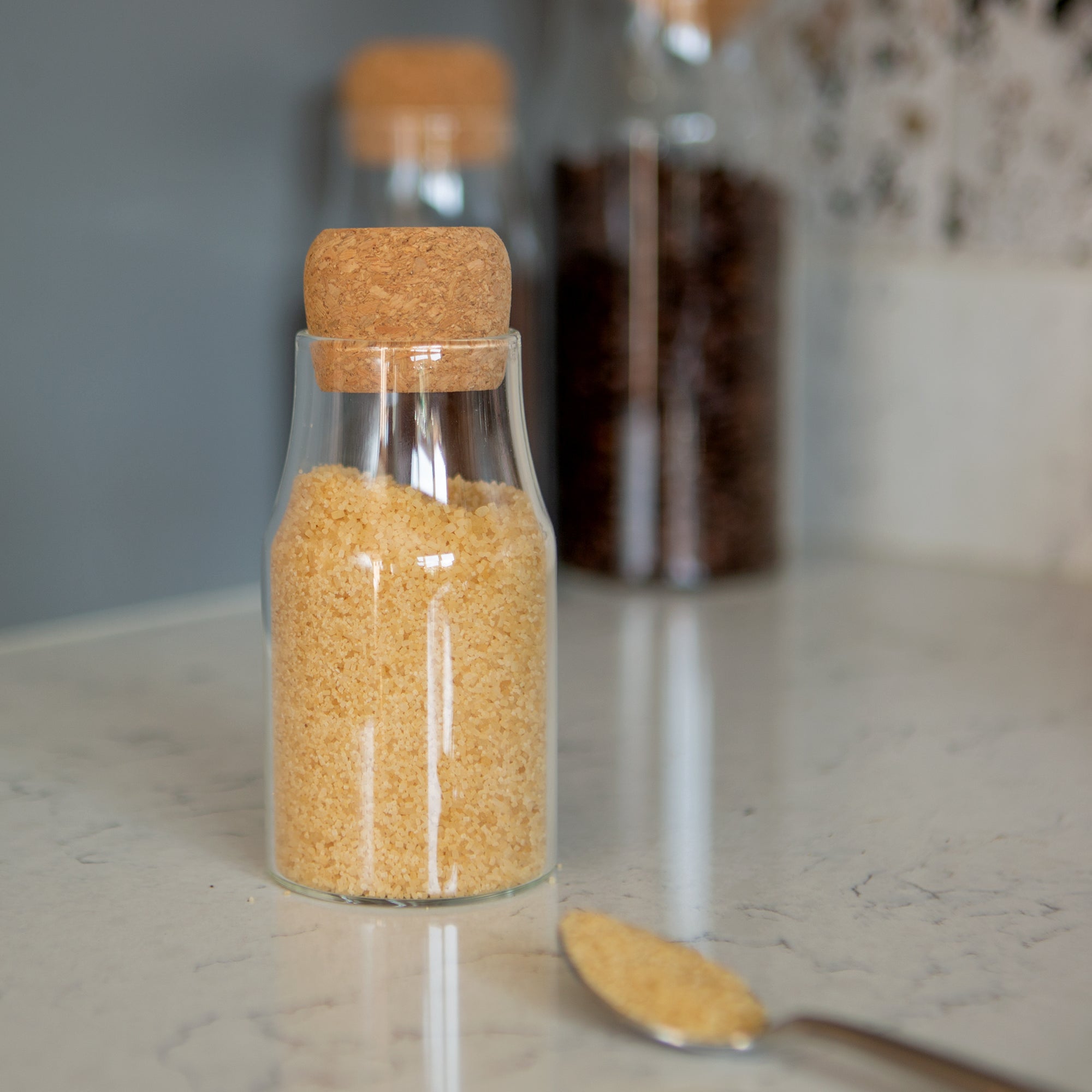 180ml Glass Storage Bottle with Cork Lid