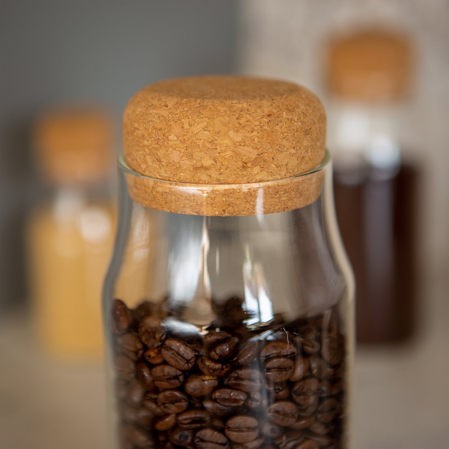 720ml Glass Storage Bottle with Cork Lid