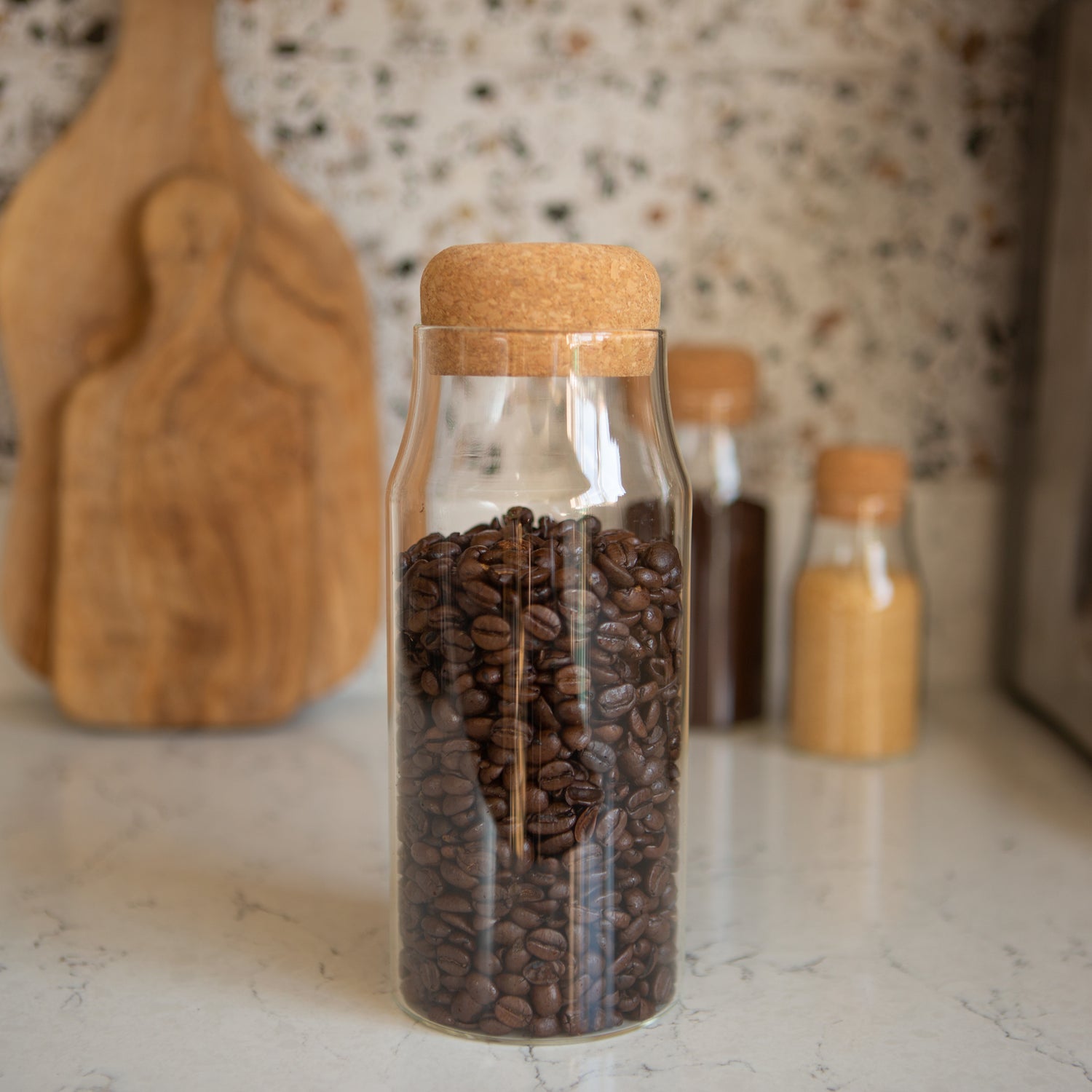 720ml Glass Storage Bottle with Cork Lid