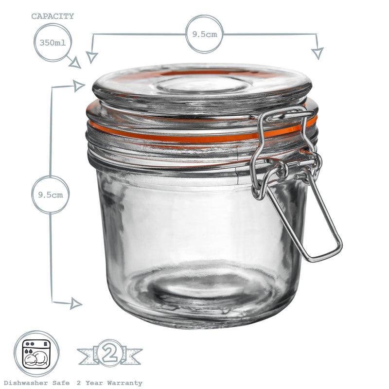 350ml Classic Glass Storage Jar - By Argon Tableware
