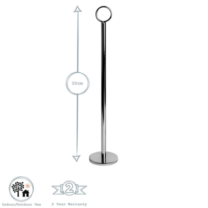 30cm Table Number Holders - Pack of 12