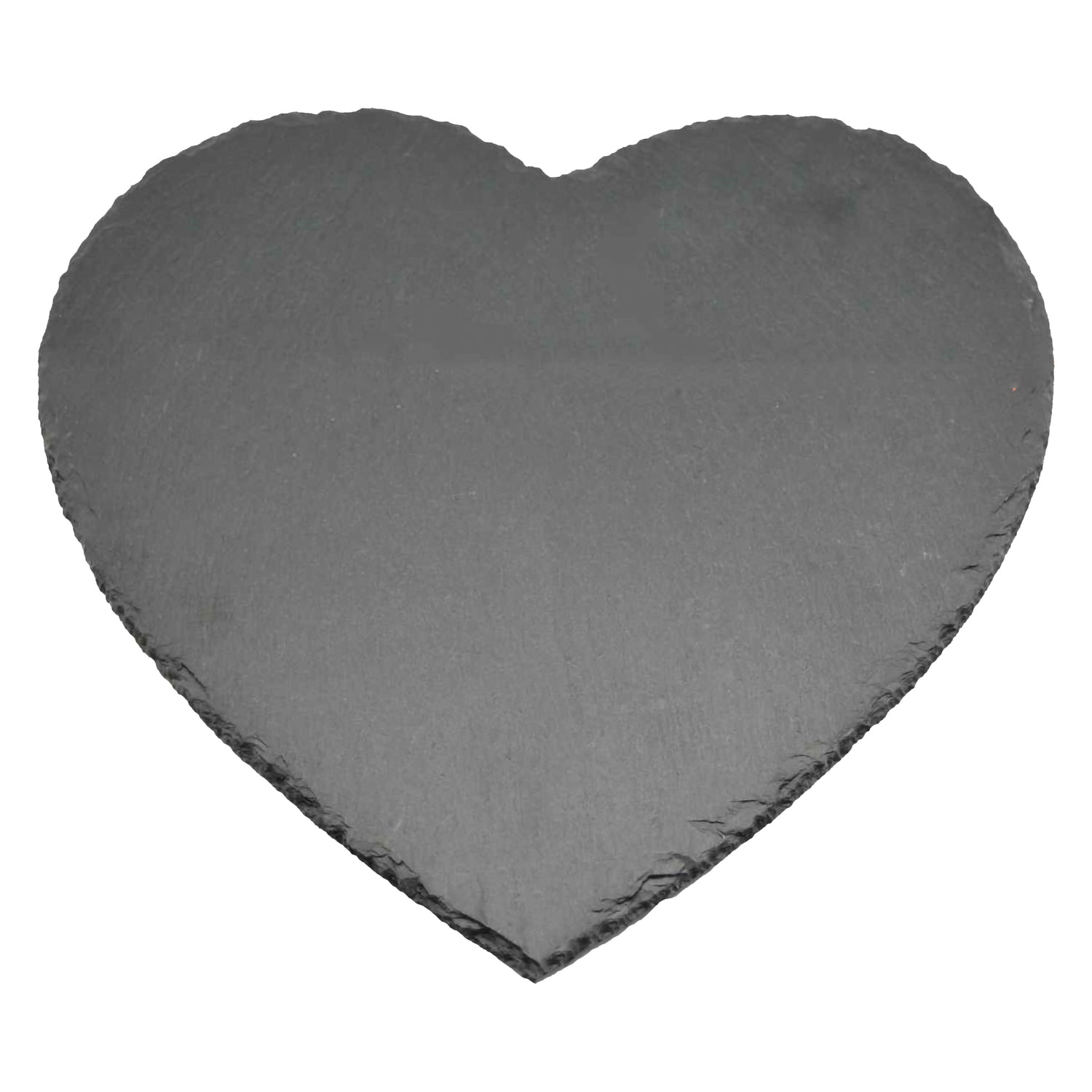 12pc Black Heart Slate Placemat &amp; Coaster Sets