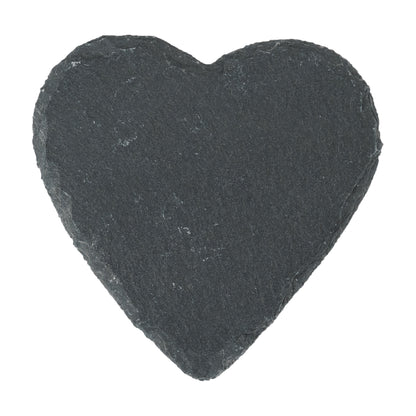 Heart Slate Coasters - Pack of Six