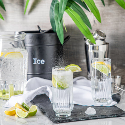 12pc Tokyo Art Deco Tumbler &amp; Highball Glasses Set