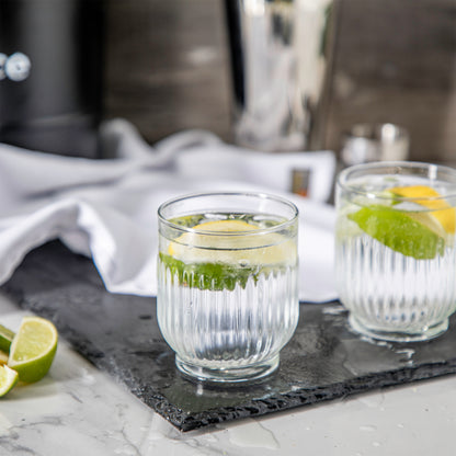 12pc Tokyo Art Deco Tumbler &amp; Highball Glasses Set