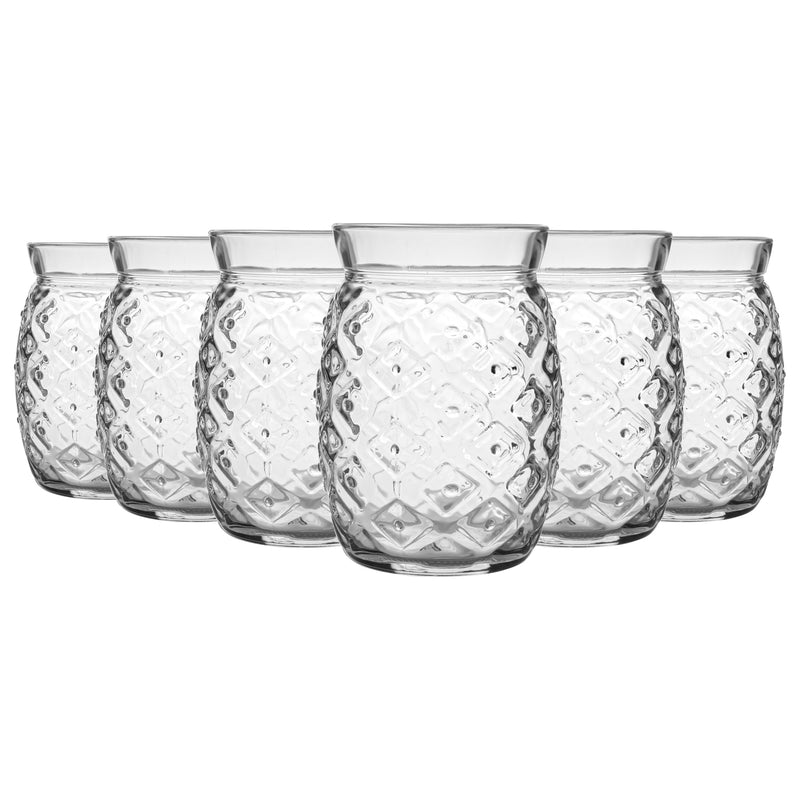 455ml Sour Pineapple Cocktail Glasses - Pack of Six - By Bormioli Rocco