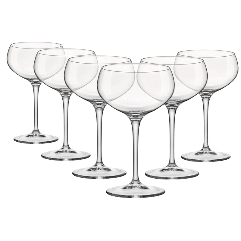305ml Bartender Champagne Saucers - Pack of Six - By Bormioli Rocco