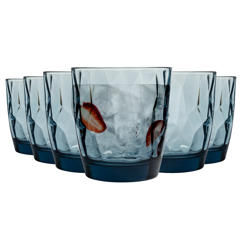 300ml Diamond Whisky Glasses - Pack of Six - By Bormioli Rocco
