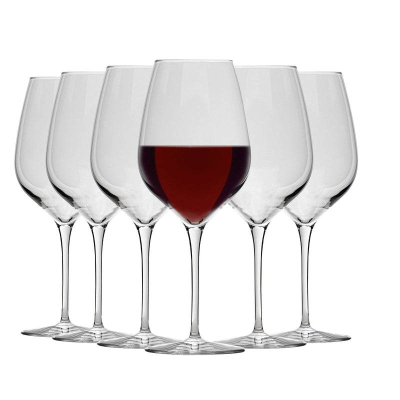650ml Inalto Tre Sensi Large Red Wine Glasses - Pack of Six - By Bormioli Rocco