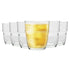 Bormioli Rocco Clear Modulo Stacking Tumbler Glasses - Set of 6