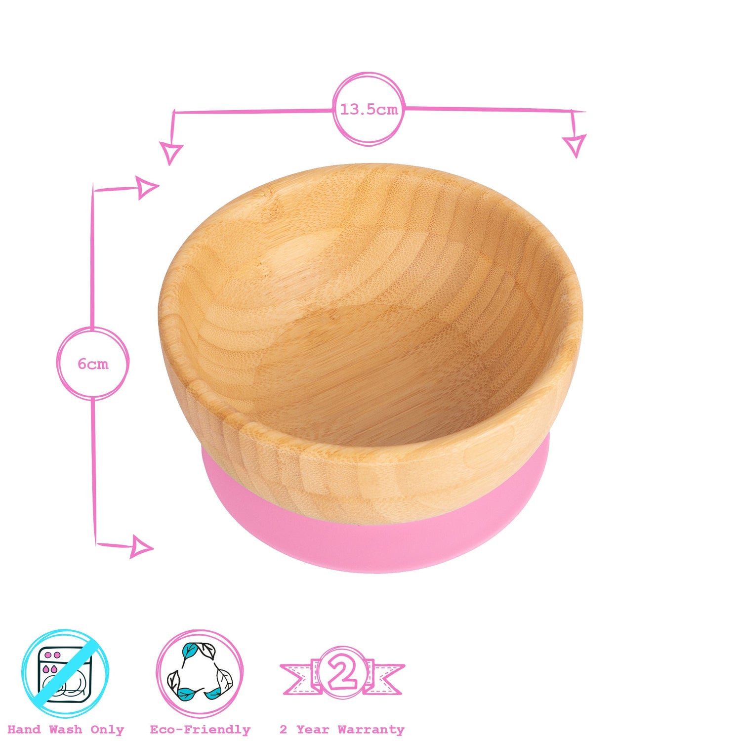 Bamboo Suction Bowl