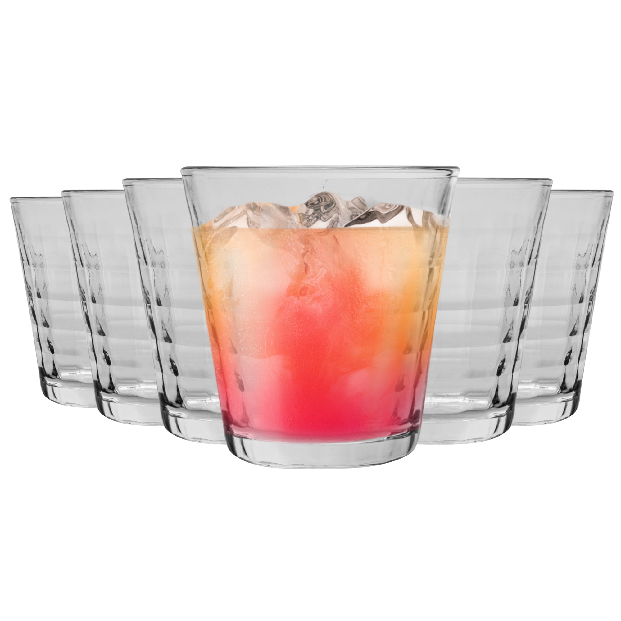 220ml Prisme Tumbler Glasses - Pack of Six