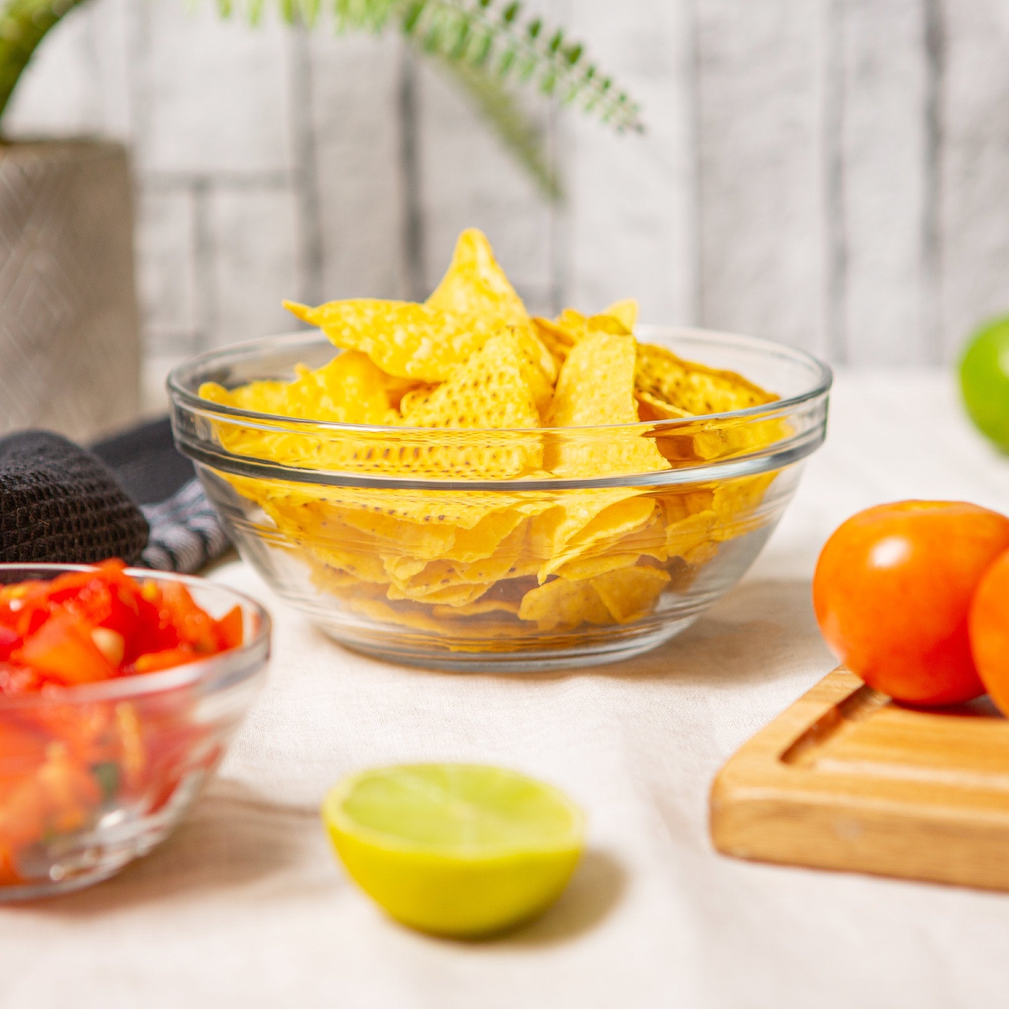 17cm Clear Lys Glass Nesting Mixing Bowl