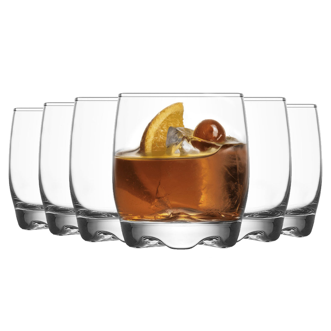 290ml Adora Whisky Glasses - Clear - Pack of 6