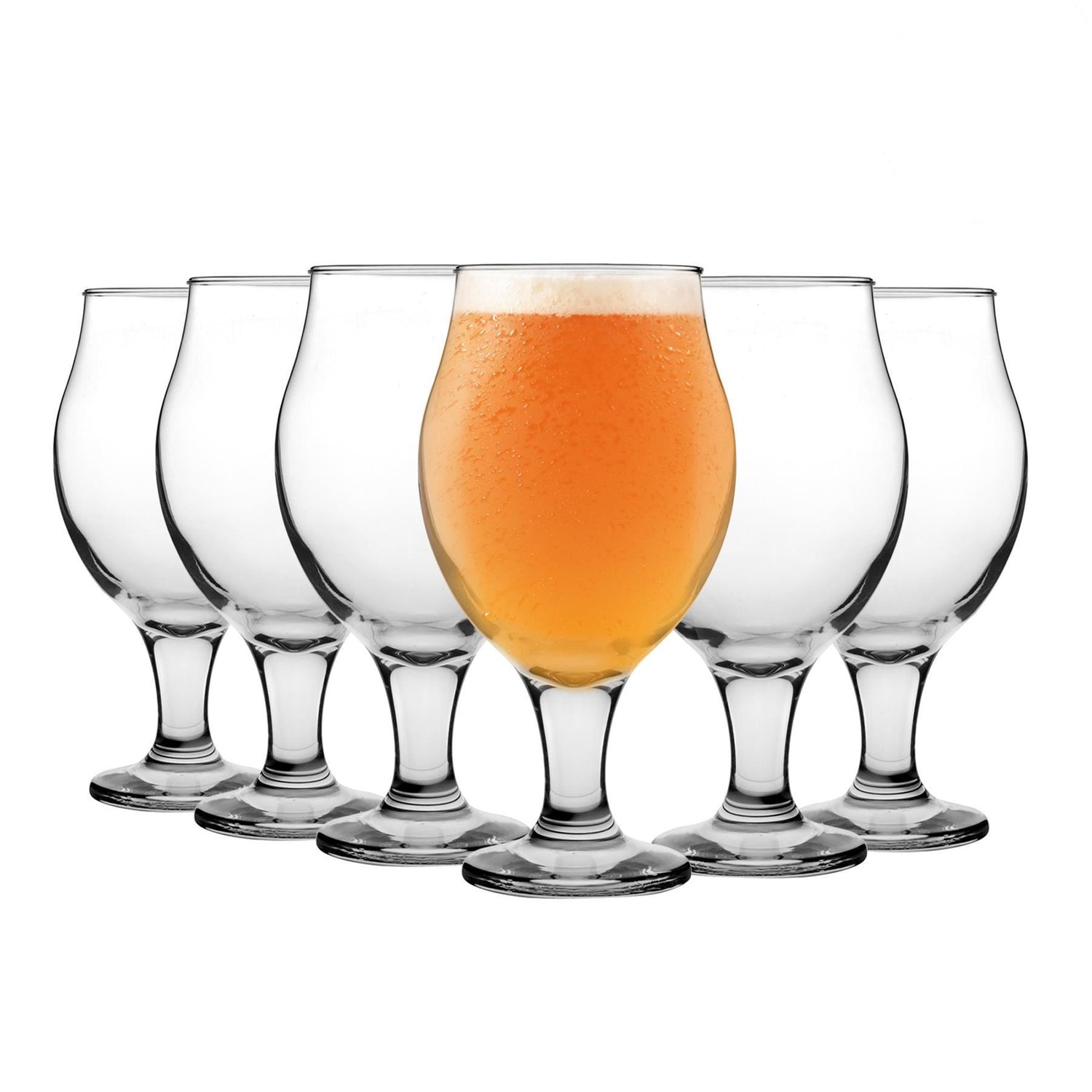 570ml Angelina Tulip Beer Glasses - Pack of Six