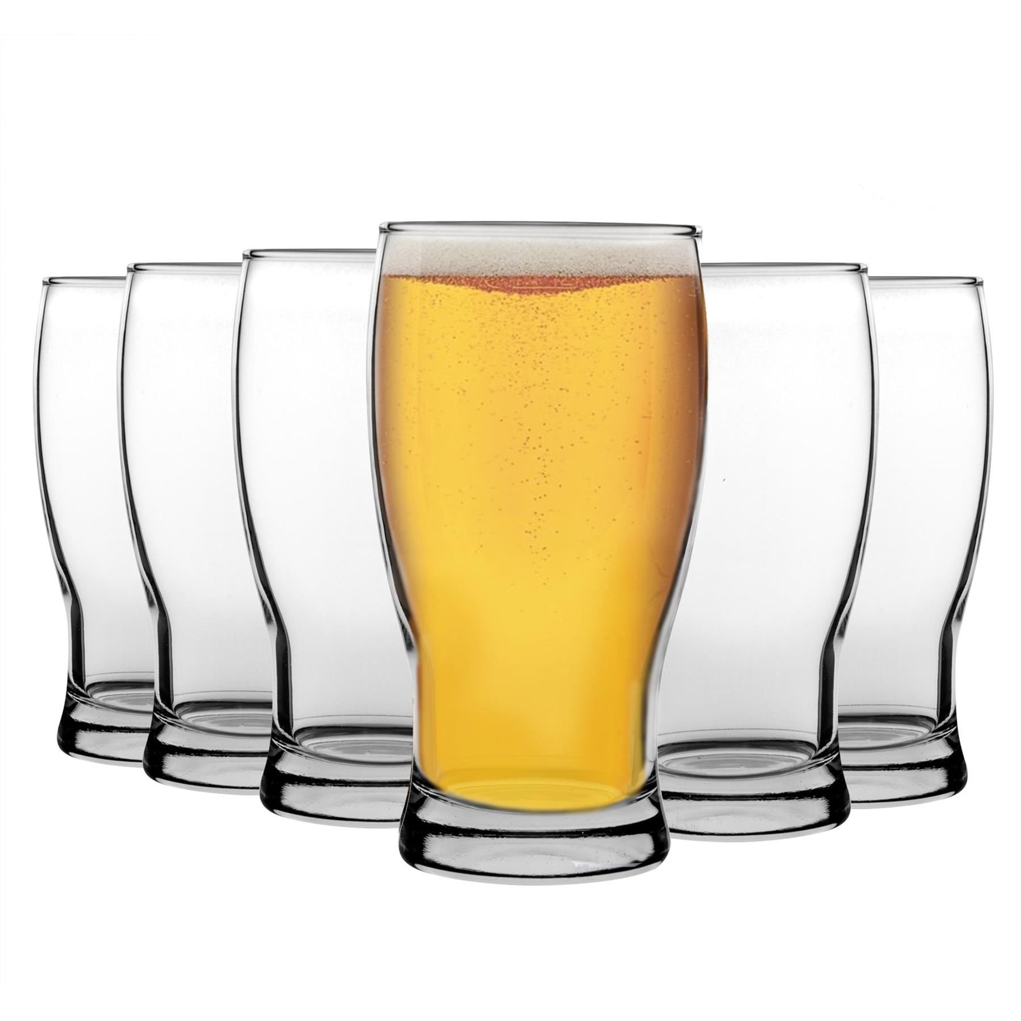 580ml Belek Beer Glasses - Pack of Six