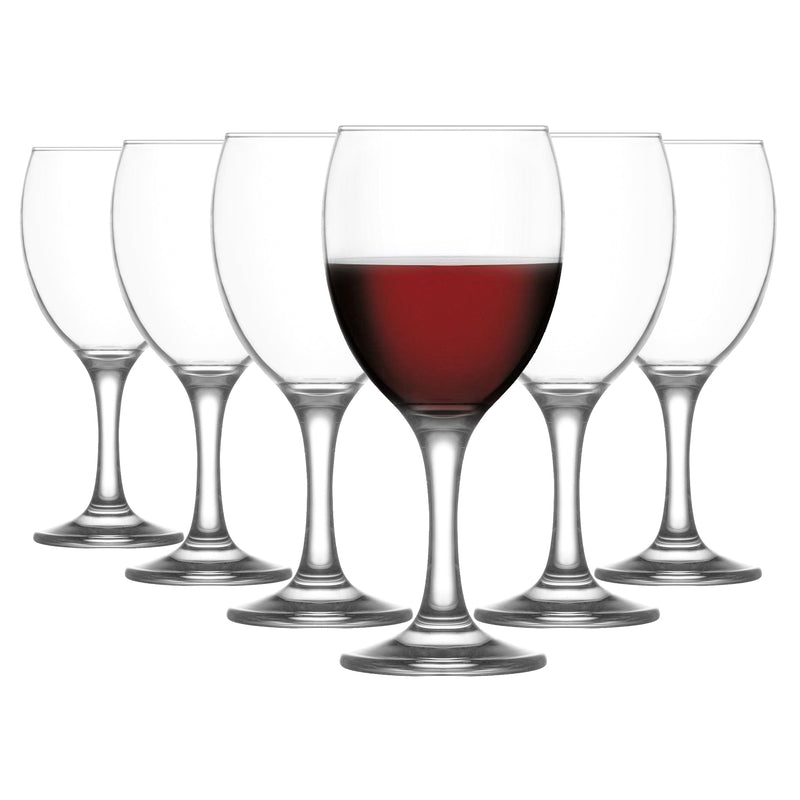 340ml Empire Red Wine Glasses - Pack of Six - By LAV