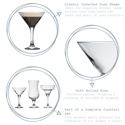 175ml Misket Martini Glasses - Pack of Six