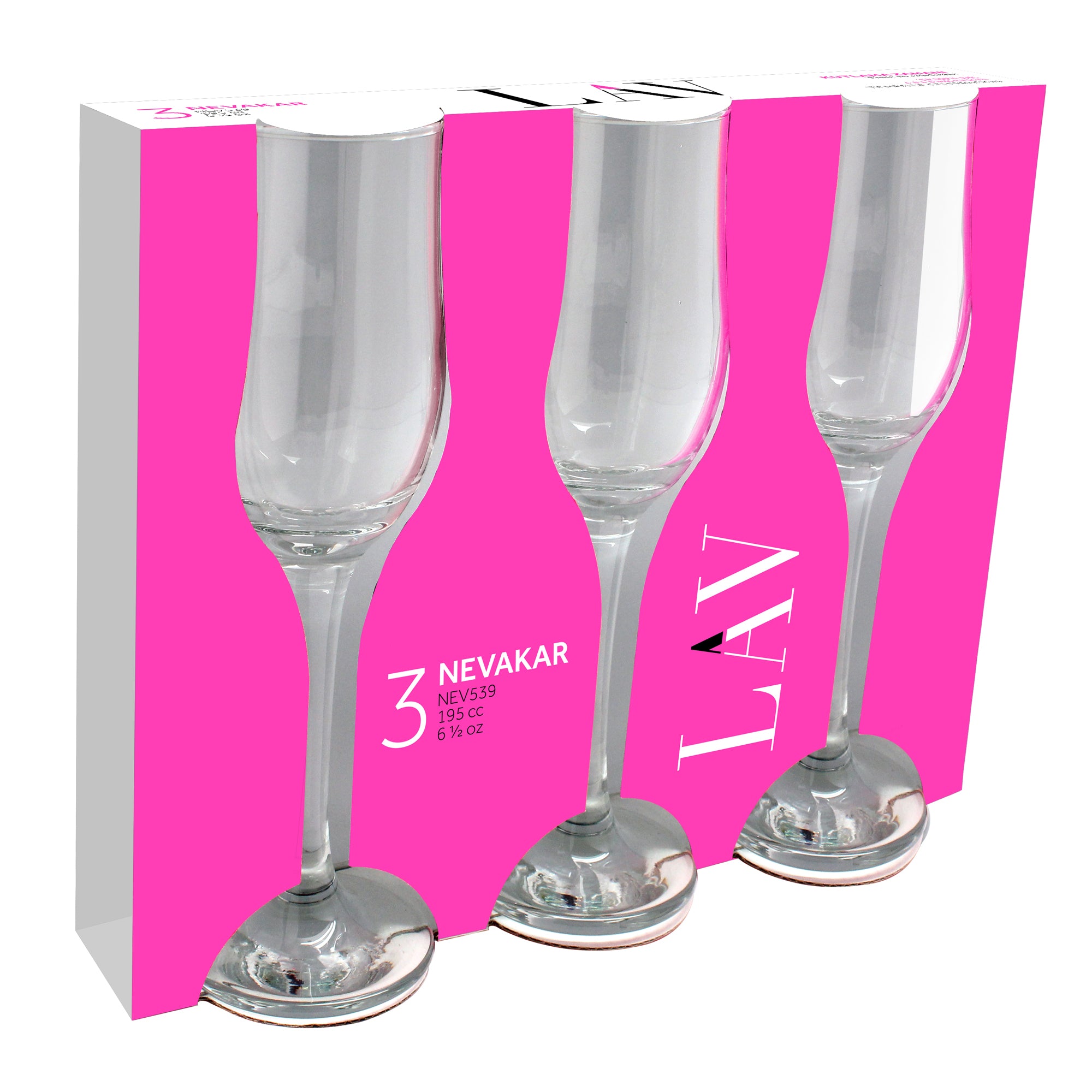 195ml Nevakar Champagne Tulips - Pack of Six