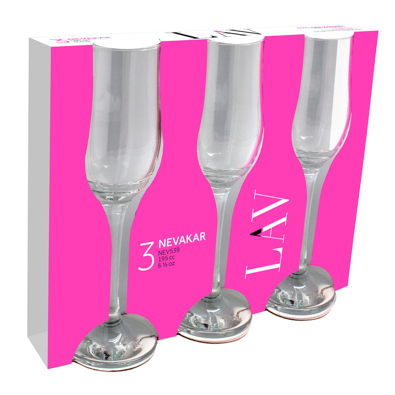 195ml Nevakar Champagne Tulips - Pack of Six - By LAV