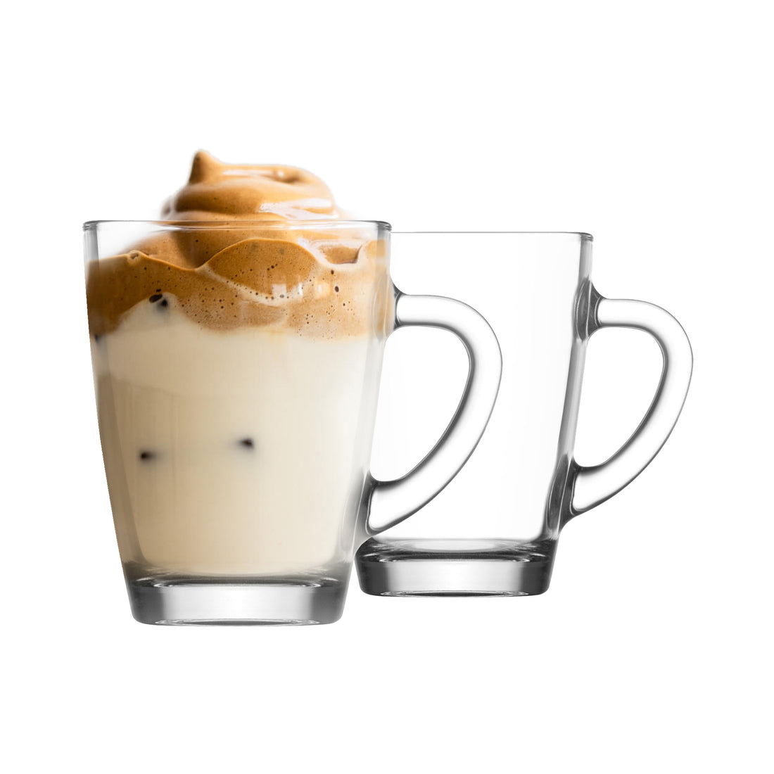 LAV Vega Glass Coffee Mugs - 250ml - Pack of 6