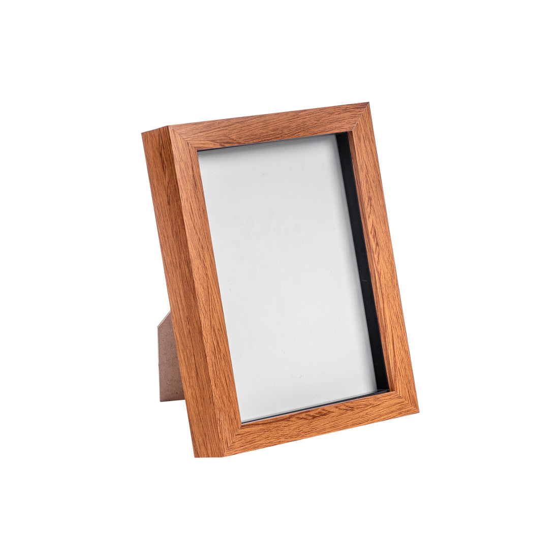 Dark Wood 5" x 7" Shadow Box Photo Frame