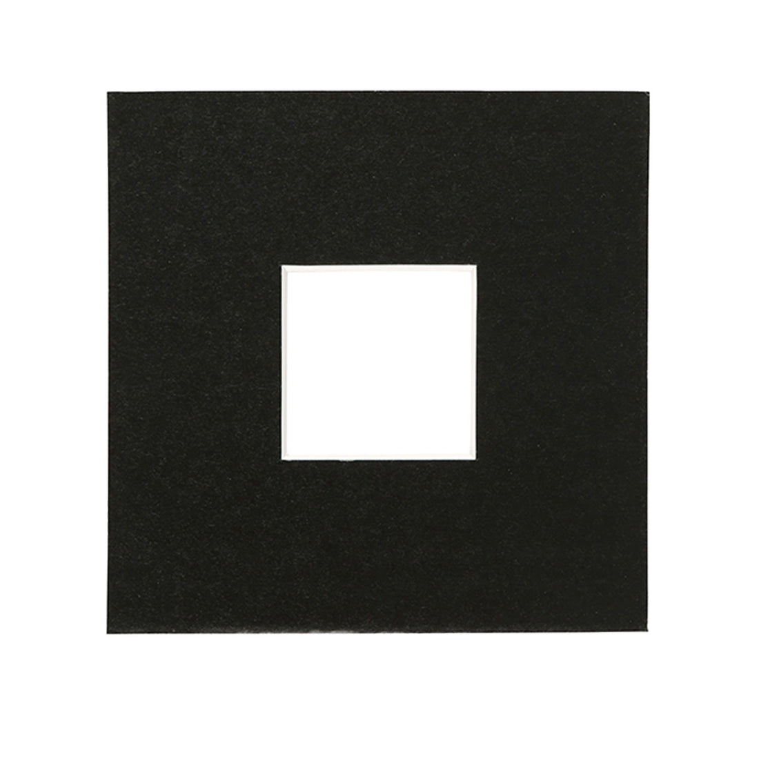 Black 2" x 2" Picture Mount for 6" x 6" Frame