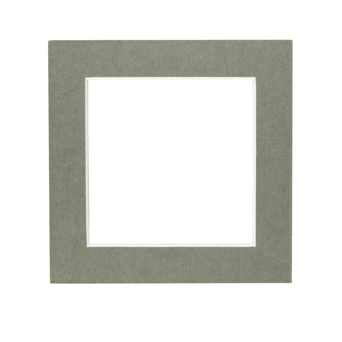 Grey 4" x 4" Picture Mount for 6" x 6" Frame