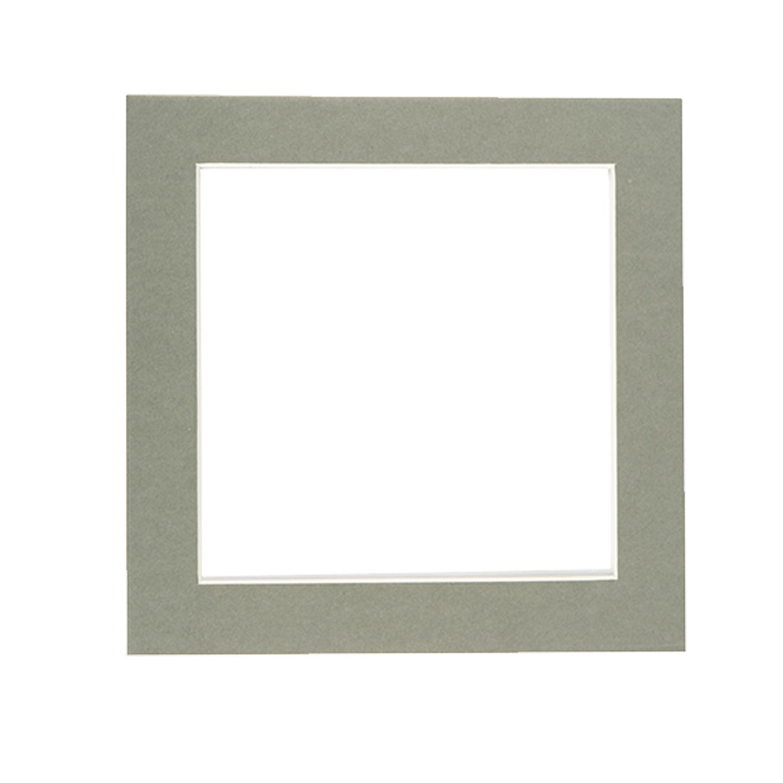 Grey 6" x 6" Picture Mount for 8" x 8" Frame