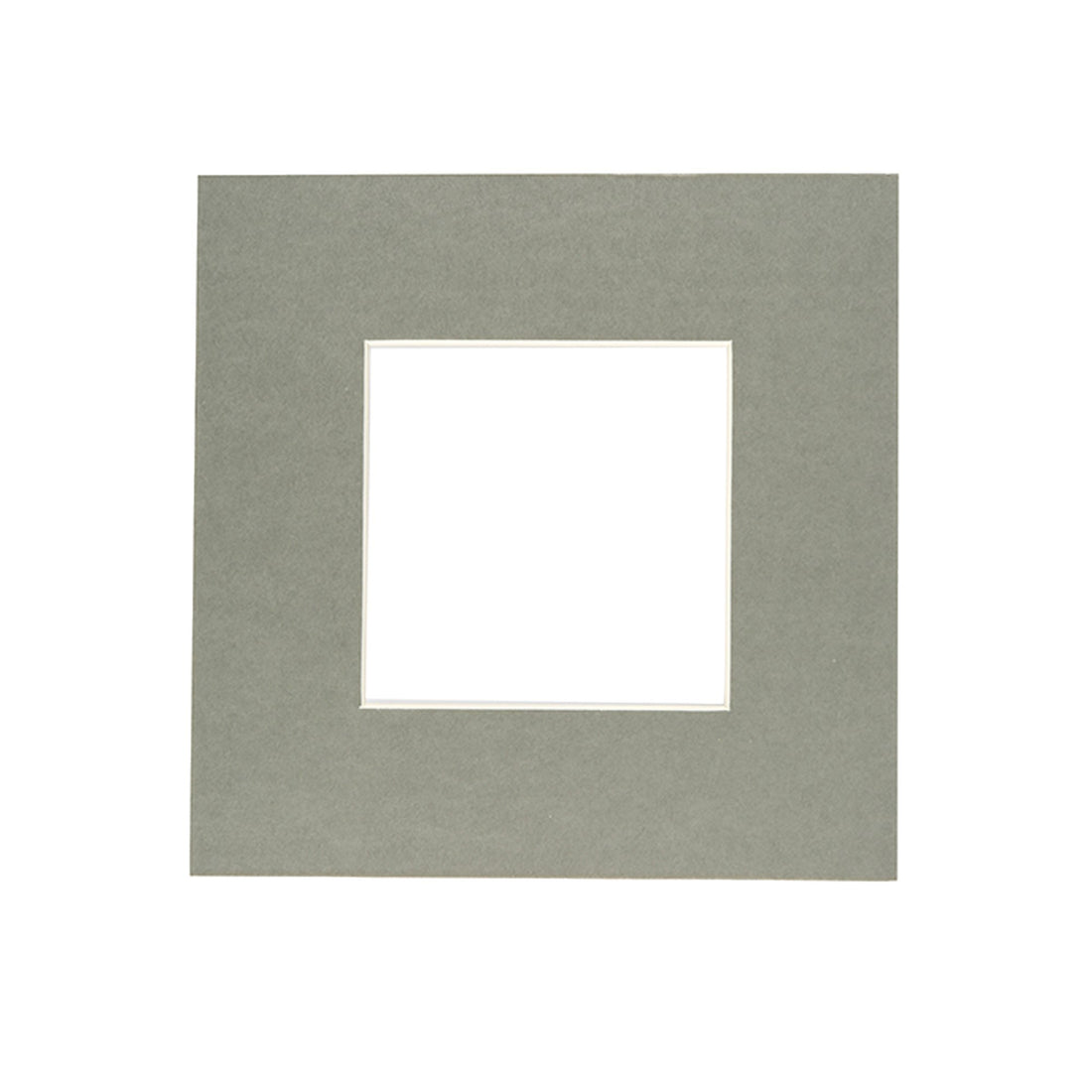 Grey 4" x 4" Picture Mount for 8" x 8" Frame