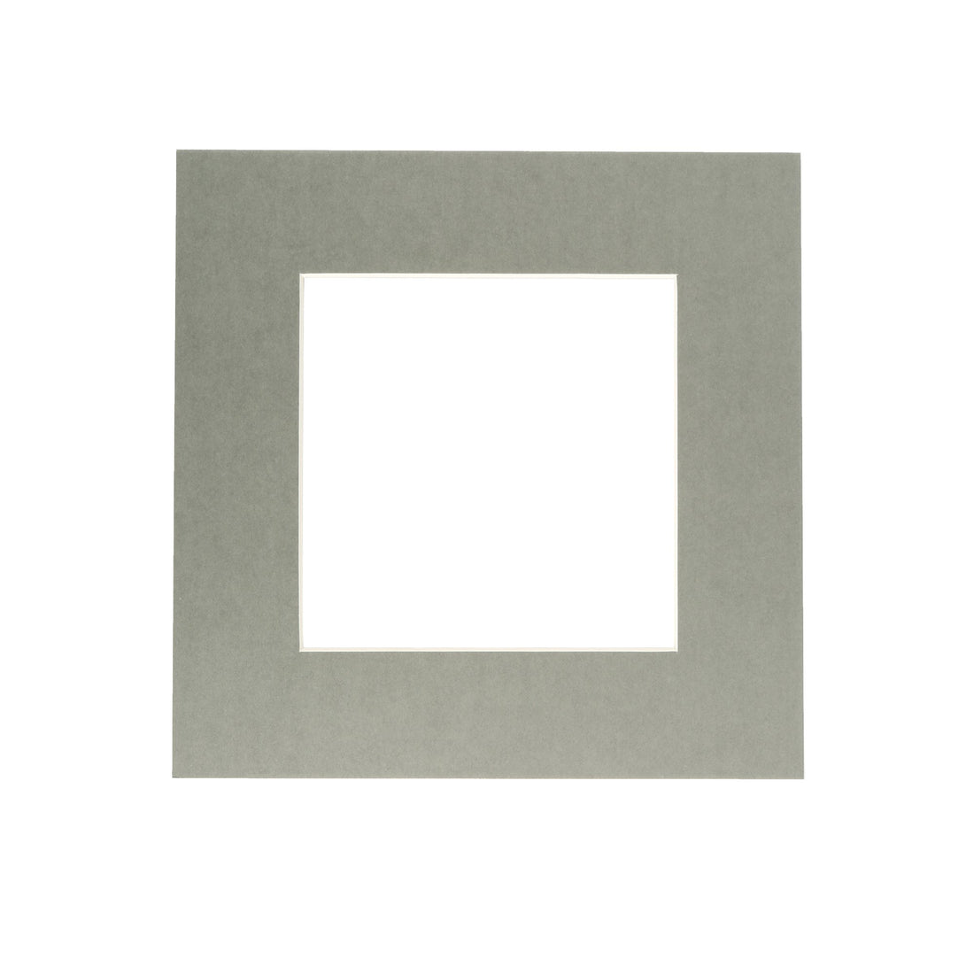 Grey 6" x 6" Picture Mount for 10" x 10" Frame