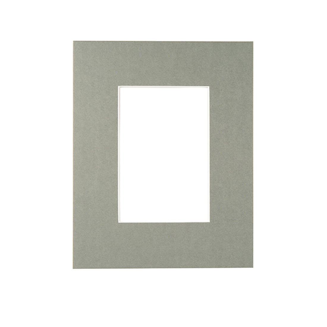 Grey 4" x 6" Picture Mount for 8" x 10" Frame