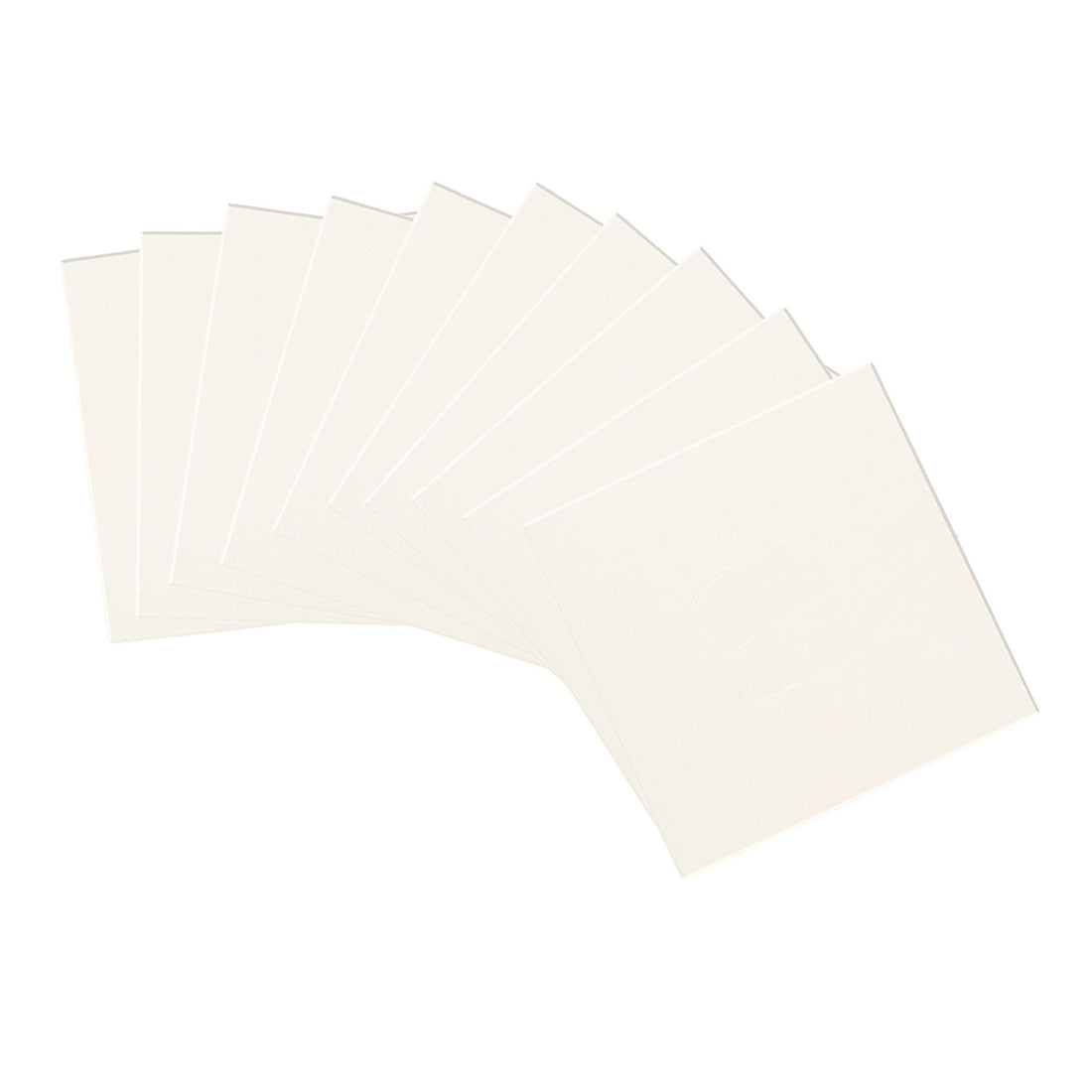 Ivory 2" x 2" Picture Mounts for 6" x 6" Frame - Pack of 10