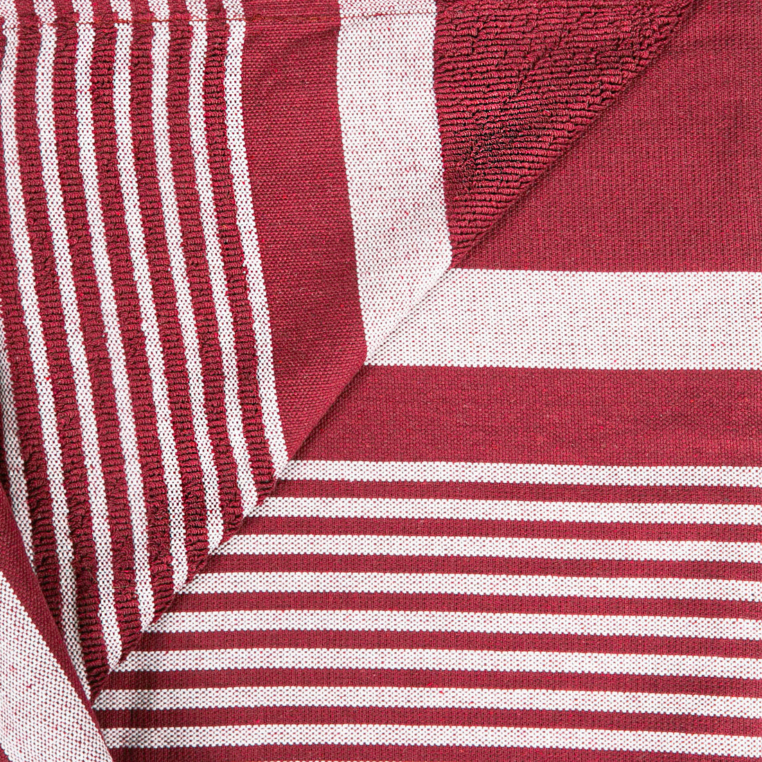 Burgundy 160cm x 90cm Deluxe Turkish Cotton Towel