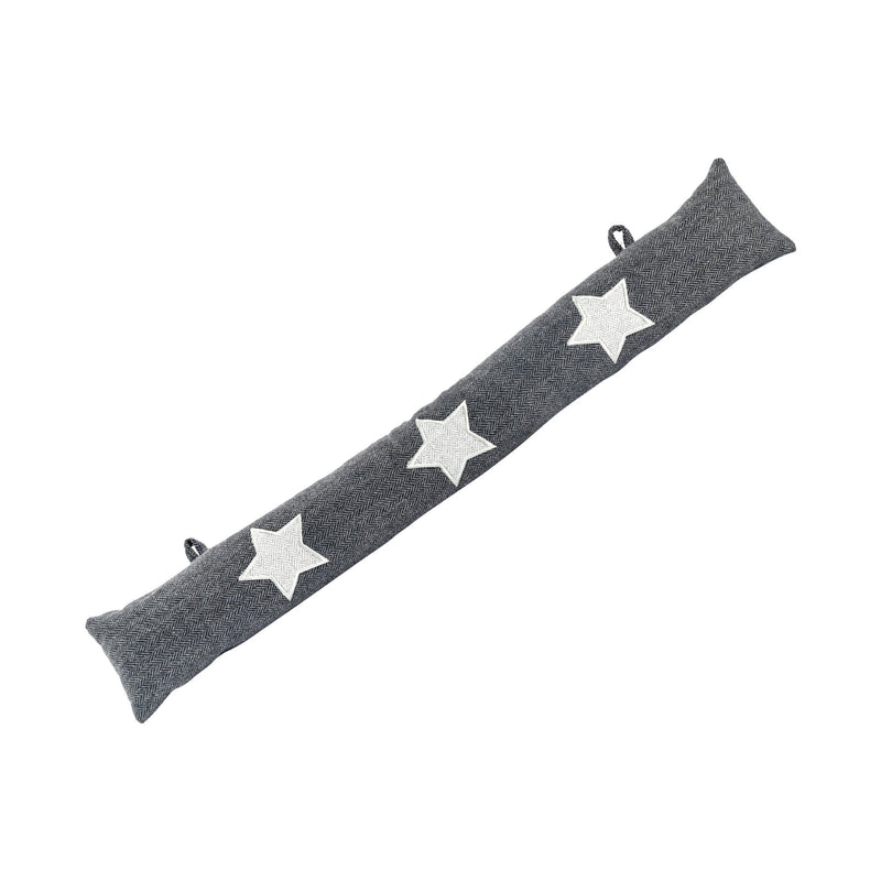 Star Herringbone Draught Excluder - 80cm - By Nicola Spring