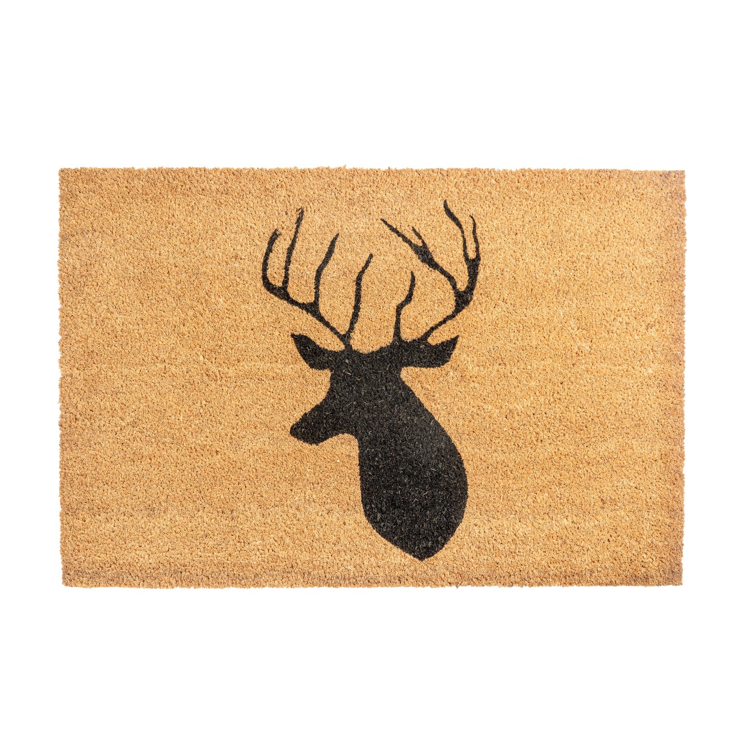 90cm x 60cm Stag Coir Door Mat