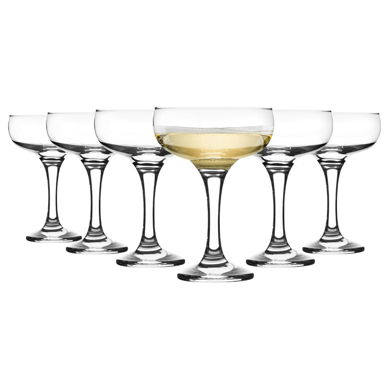 LAV Misket Champagne Cocktail Coupe Saucers - 200ml - Pack of 6