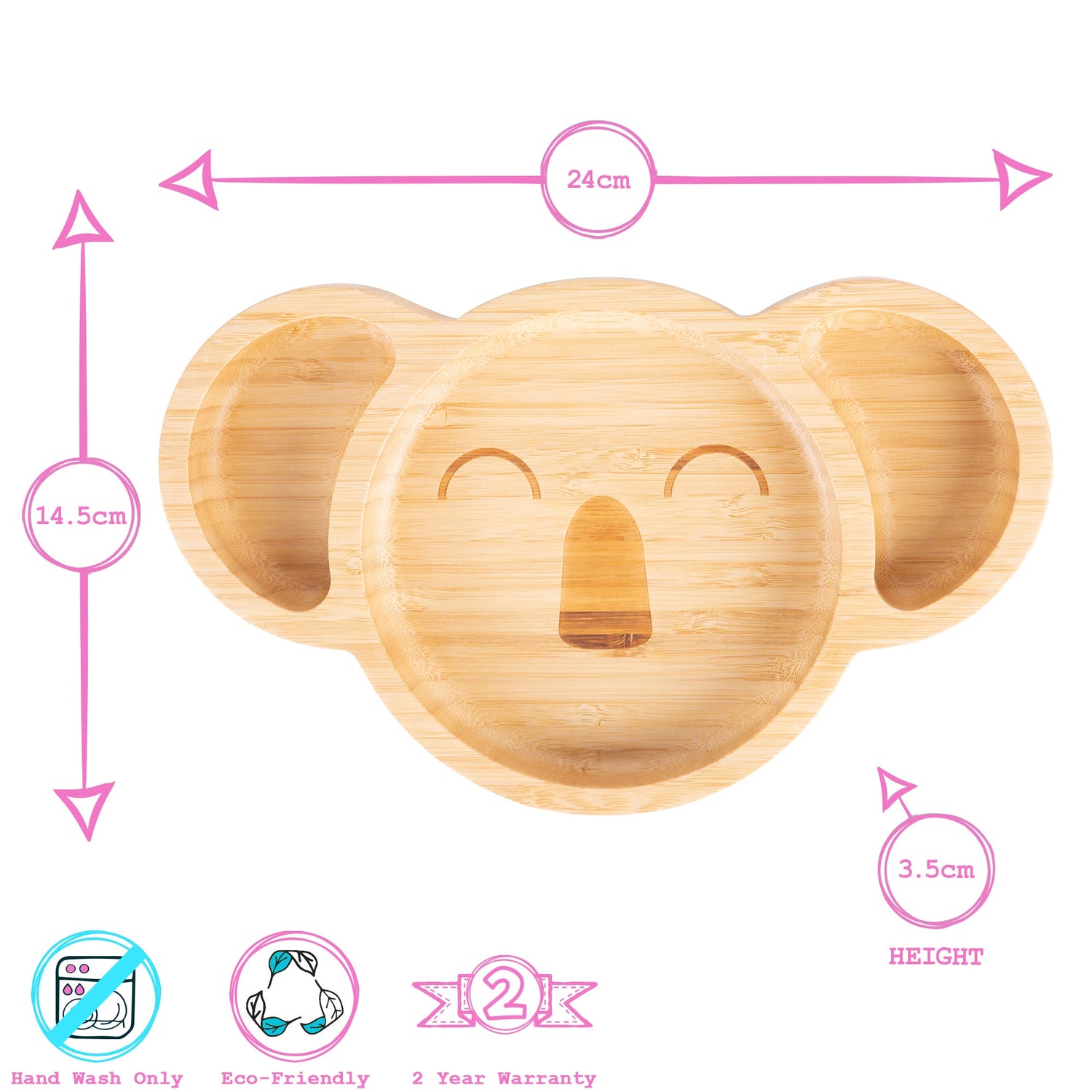 Kit The Koala Bamboo Suction Plate