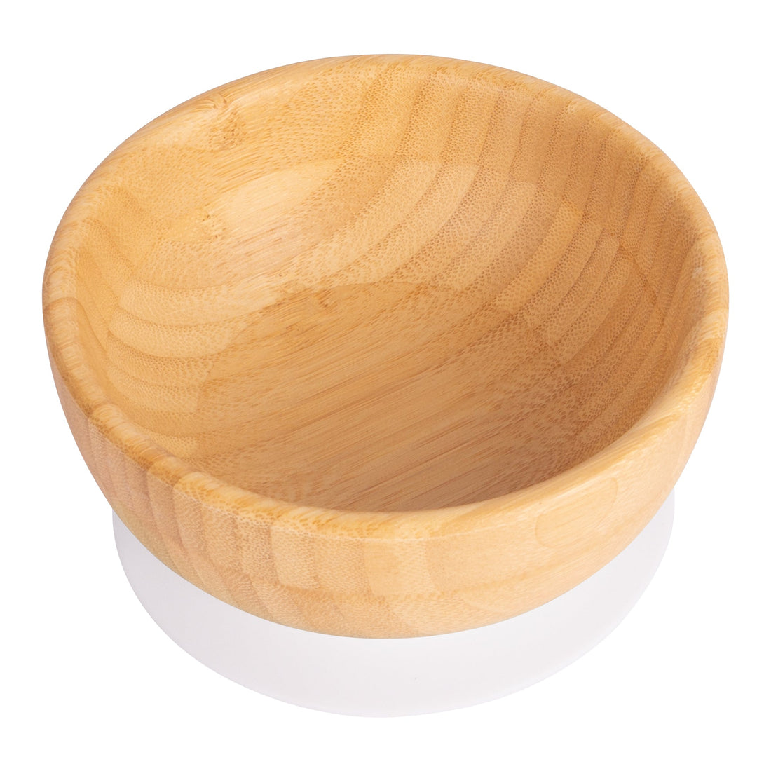 Bamboo Baby Feeding Bowl with White Suction Cup