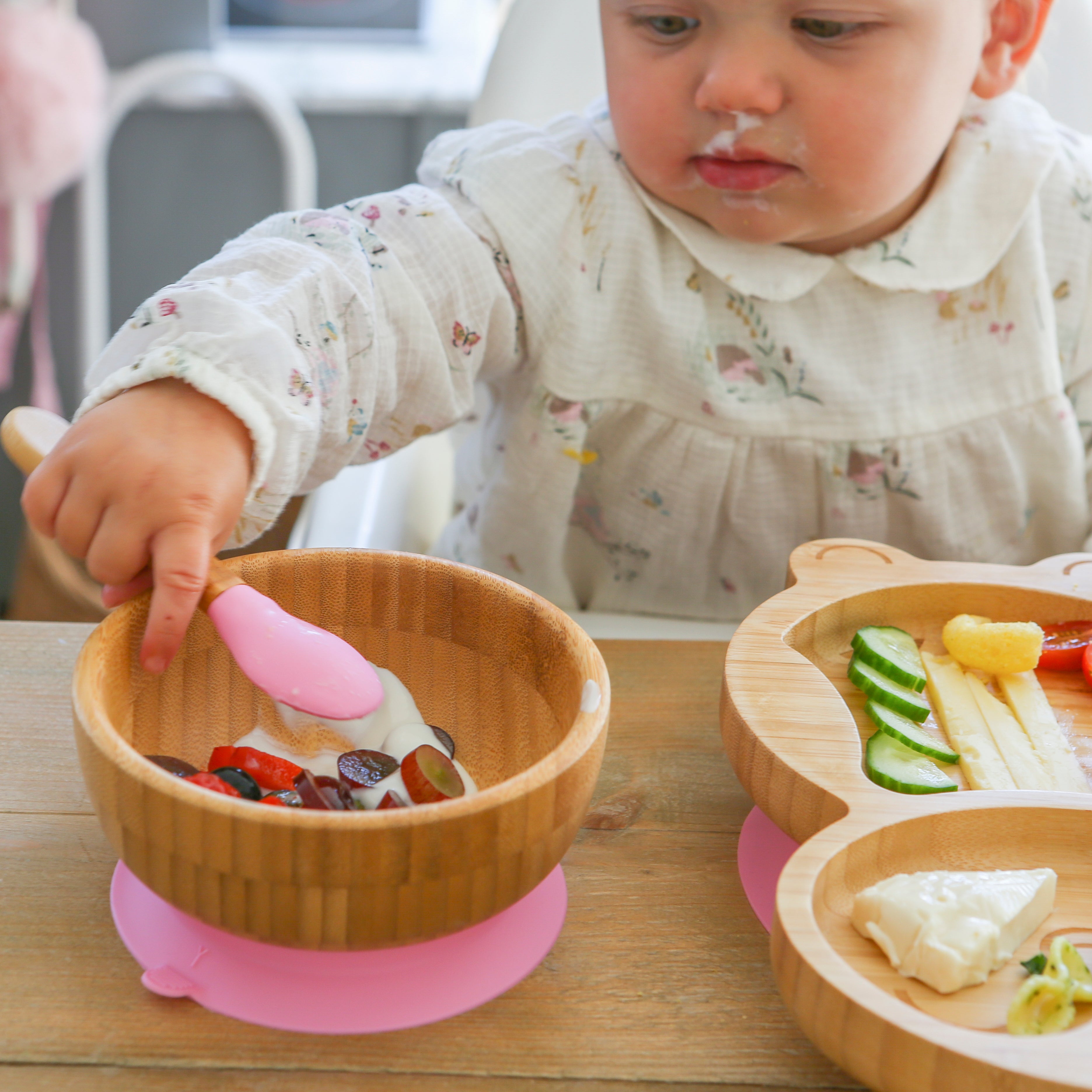 Bamboo Suction Bowl