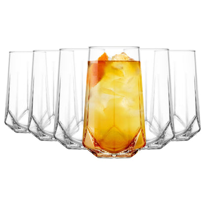 460ml Valeria Highball Glasses - Pack of Six  - By LAV