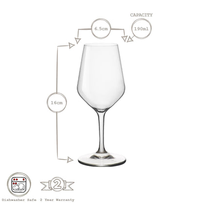 190ml Electra Liqueur Glasses - Pack of Six