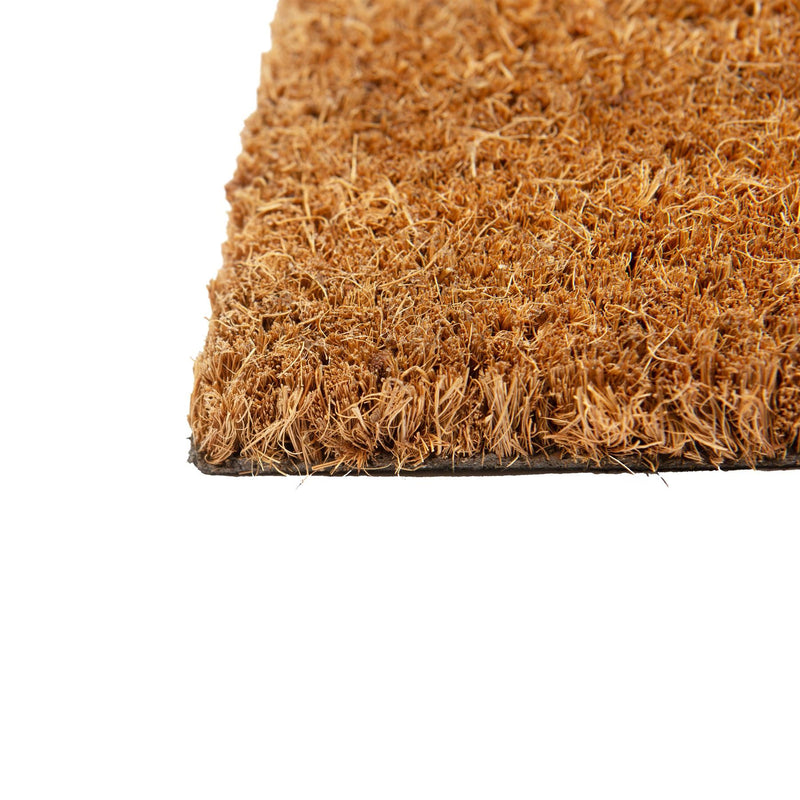 60cm x 20cm Hello Coir Step Mats - Pack of Two - By Nicola Spring