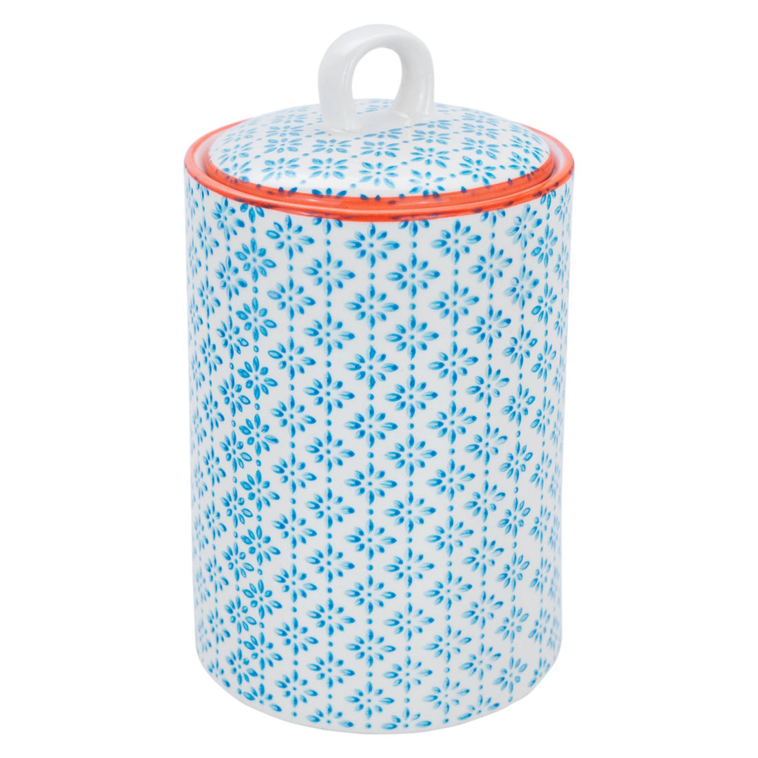 Hand Printed China Tea &amp; Coffee Canister